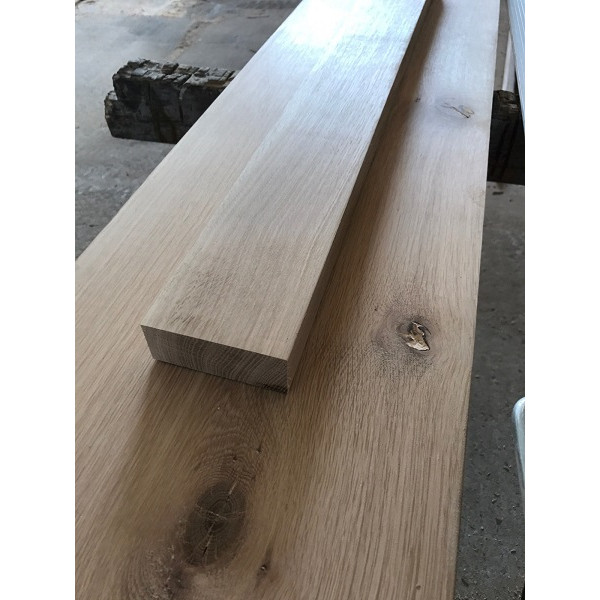 Leiste, Kantholz, Verbindungsleiste, Eiche, unbehandelt, 30x60mm, 100 cm lang 